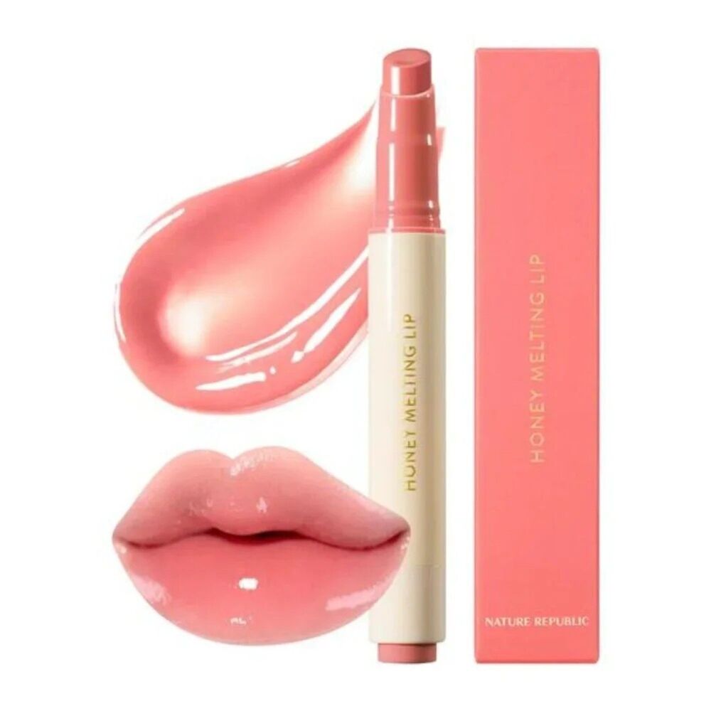 Nature Republic Honey Melting Lip Stick Gloss in Fig 02 Color NIB
